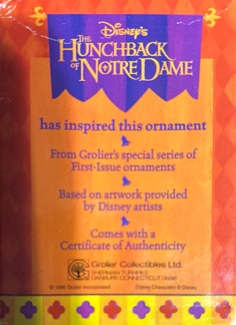 Hunchback Of Notre Dame Quasimodo Swinging  - Disney’s The Hunchback of Notre Dame (Grolier) ornament collectible - Main Image 4