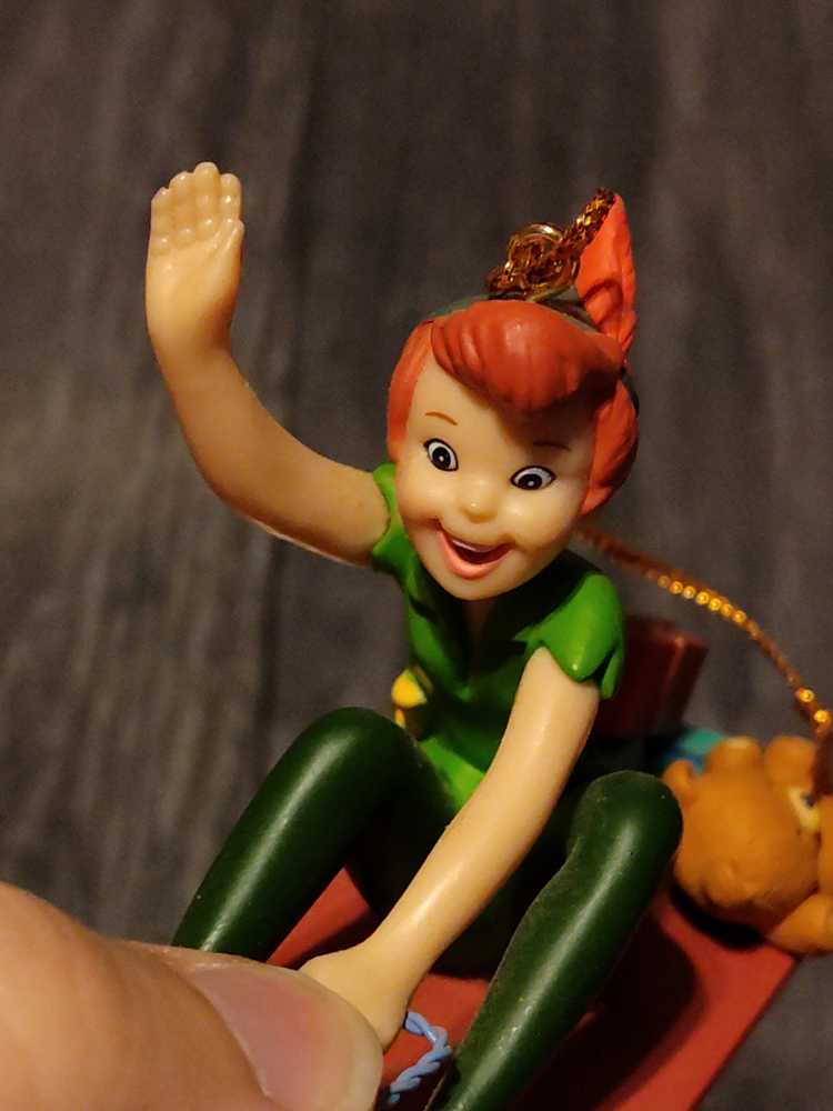 Peter Pan On Sled 1988  ornament collectible - Main Image 3