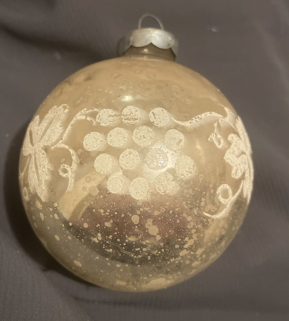 Bead & Sequin - Round - Blue & Gold