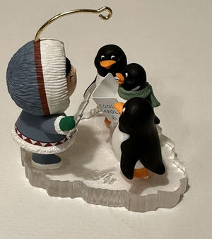 Frosty Friends - 1998 - #19 - Penguin Choir - Frosty Friends (Collectible Series) ornament collectible - Main Image 2