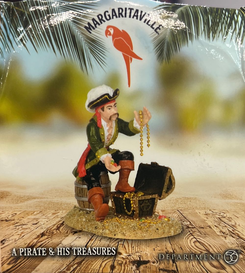 Margaritaville Village - A Pirate And His Treasures - 6003323 - Margaritaville Village (6003323) ornament collectible [Barcode 028399137824] - Main Image 2