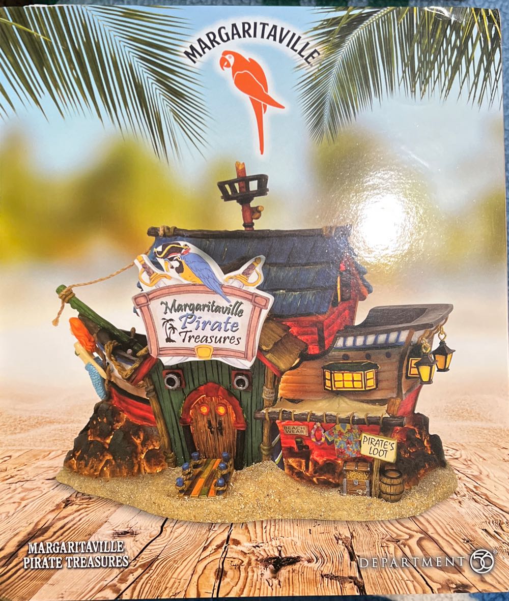 Margaritaville Village - A Pirate And His Treasures - 6003323 - Margaritaville Village (6003323) ornament collectible [Barcode 028399137824] - Main Image 4