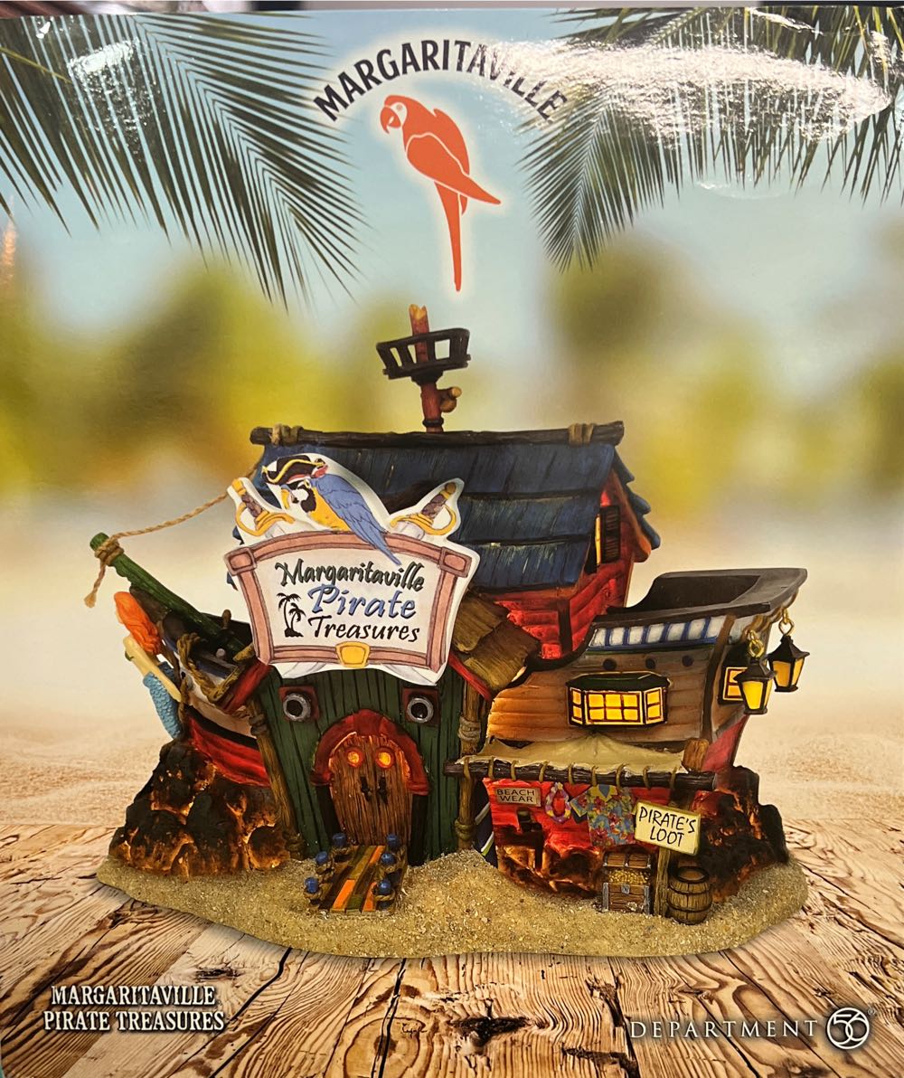 Margaritaville Pirate Treasure Building 6003322 - Margaritaville Village (6003322) ornament collectible [Barcode 028399137817] - Main Image 2
