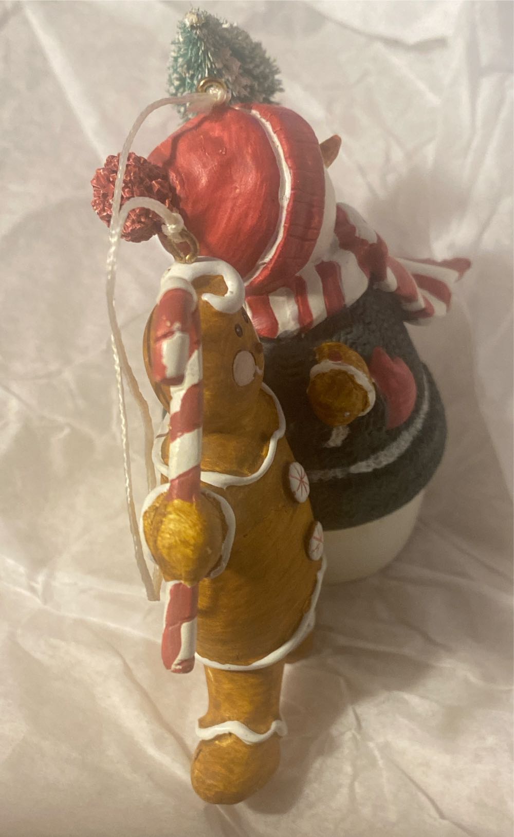 SGE Midwest Cannon Snowman With Gingerbread Man - Snowman (Midwest Cannon) ornament collectible - Main Image 4