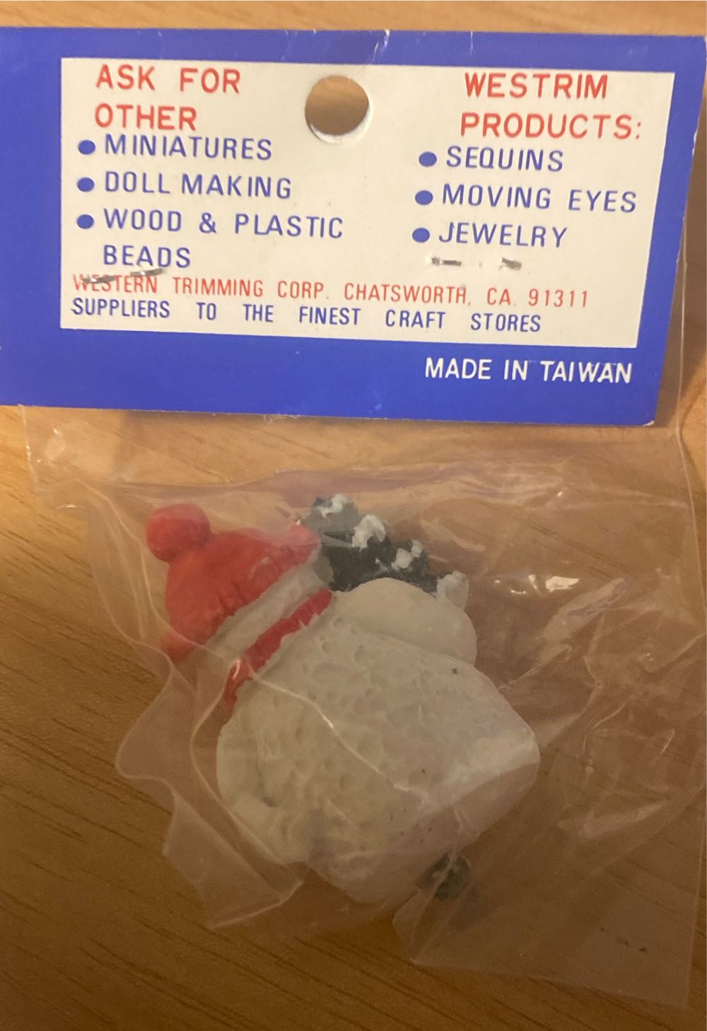 Westrim Crafts Snowman With Tree Figure New In Package - No Series (Snowman) ornament collectible - Main Image 2