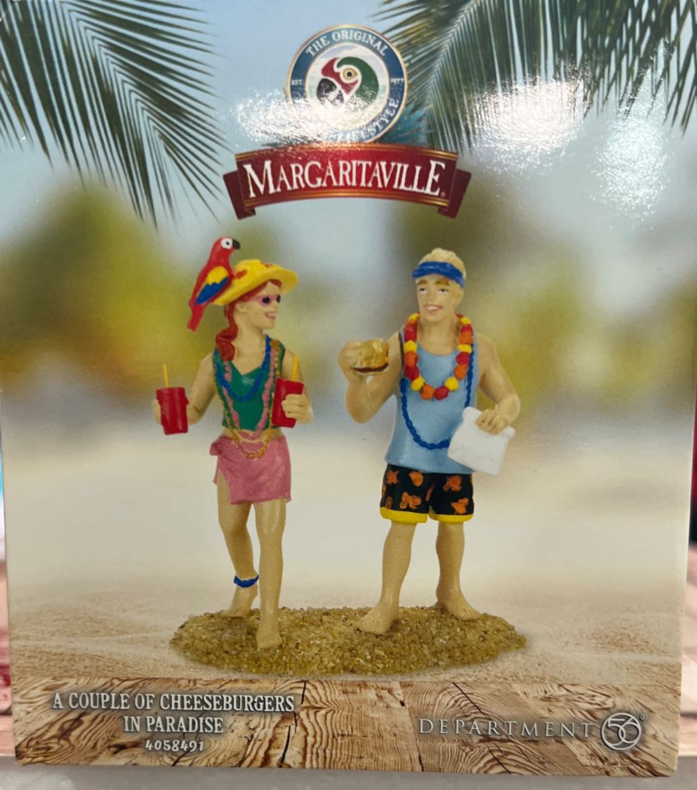 Margaritaville A Couple of Cheeseburgers in Paradise - 4058491 - Margaritaville Village (4058491) ornament collectible [Barcode 045544926720] - Main Image 1