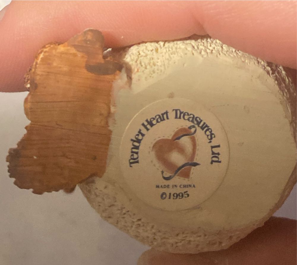 Tender Heart Treasures Snowman With Bunnies Figurine - Tender Heart Treasures (Snowman) ornament collectible - Main Image 3