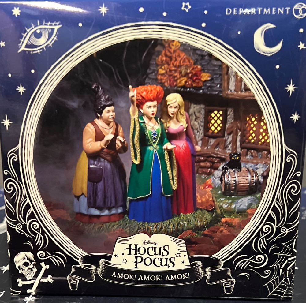 Hocus Pocus The Sanderson Sisters Amok Figurine 3.78 Inch - Disney Hocus Pocus (6014673) ornament collectible [Barcode 028399387915] - Main Image 2
