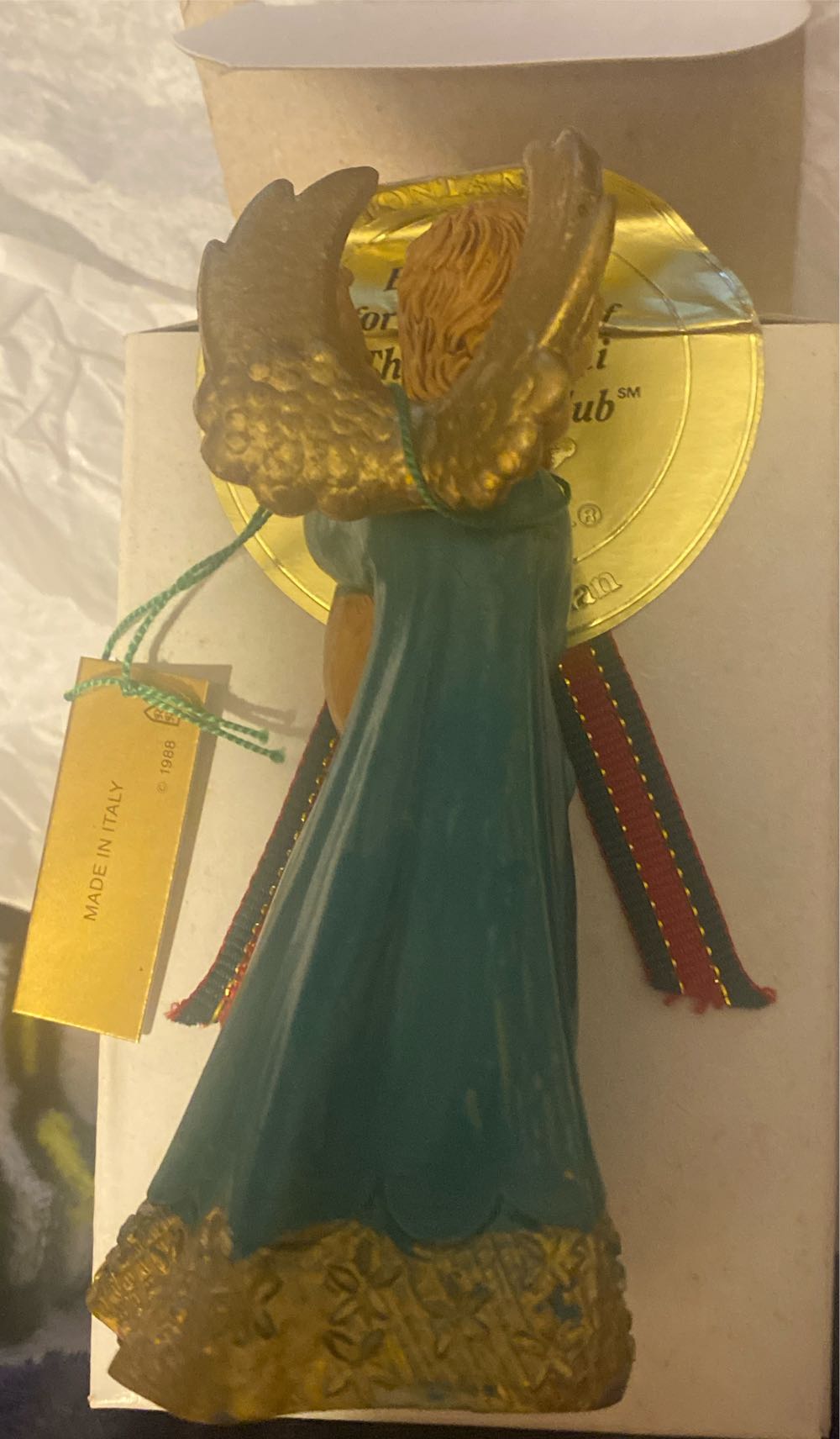 Fontanini - Angel With Mandolin, Melody Of Christmas Symphony - Collector’s Club Exclusive - Angel - Orchestra (Fontanini Nativity) ornament collectible - Main Image 2