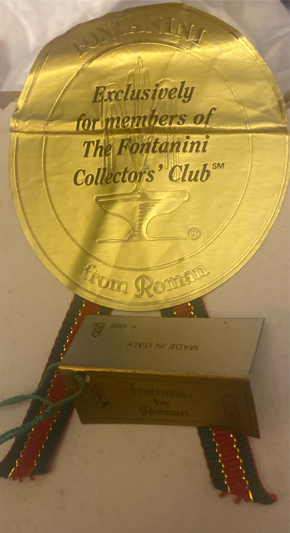 Fontanini - Angel With Mandolin, Melody Of Christmas Symphony - Collector’s Club Exclusive - Angel - Orchestra (Fontanini Nativity) ornament collectible - Main Image 3