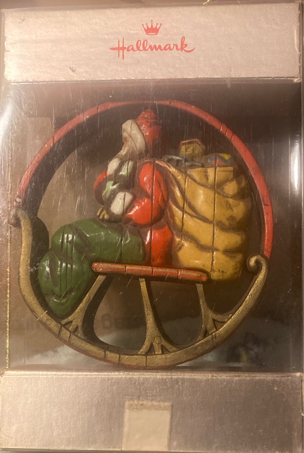 Santa On Sleigh With Toy Sack - Tree Trimmer (Santa) ornament collectible - Main Image 2