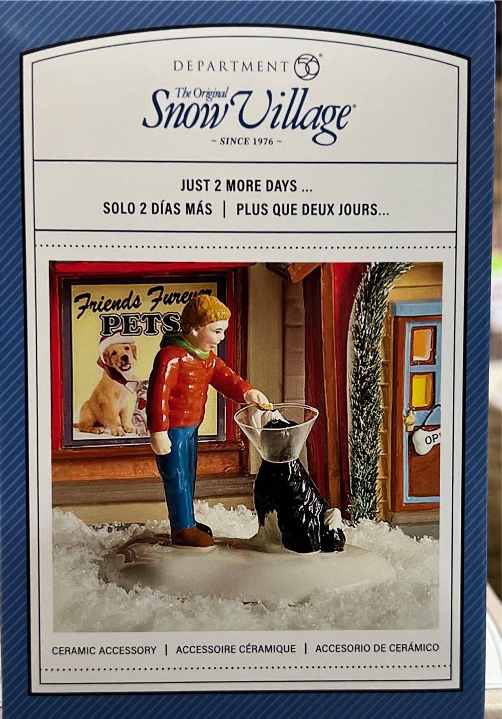 Just Two More Days - Snow Village Accessory (6013611) ornament collectible [Barcode 028399387151] - Main Image 2