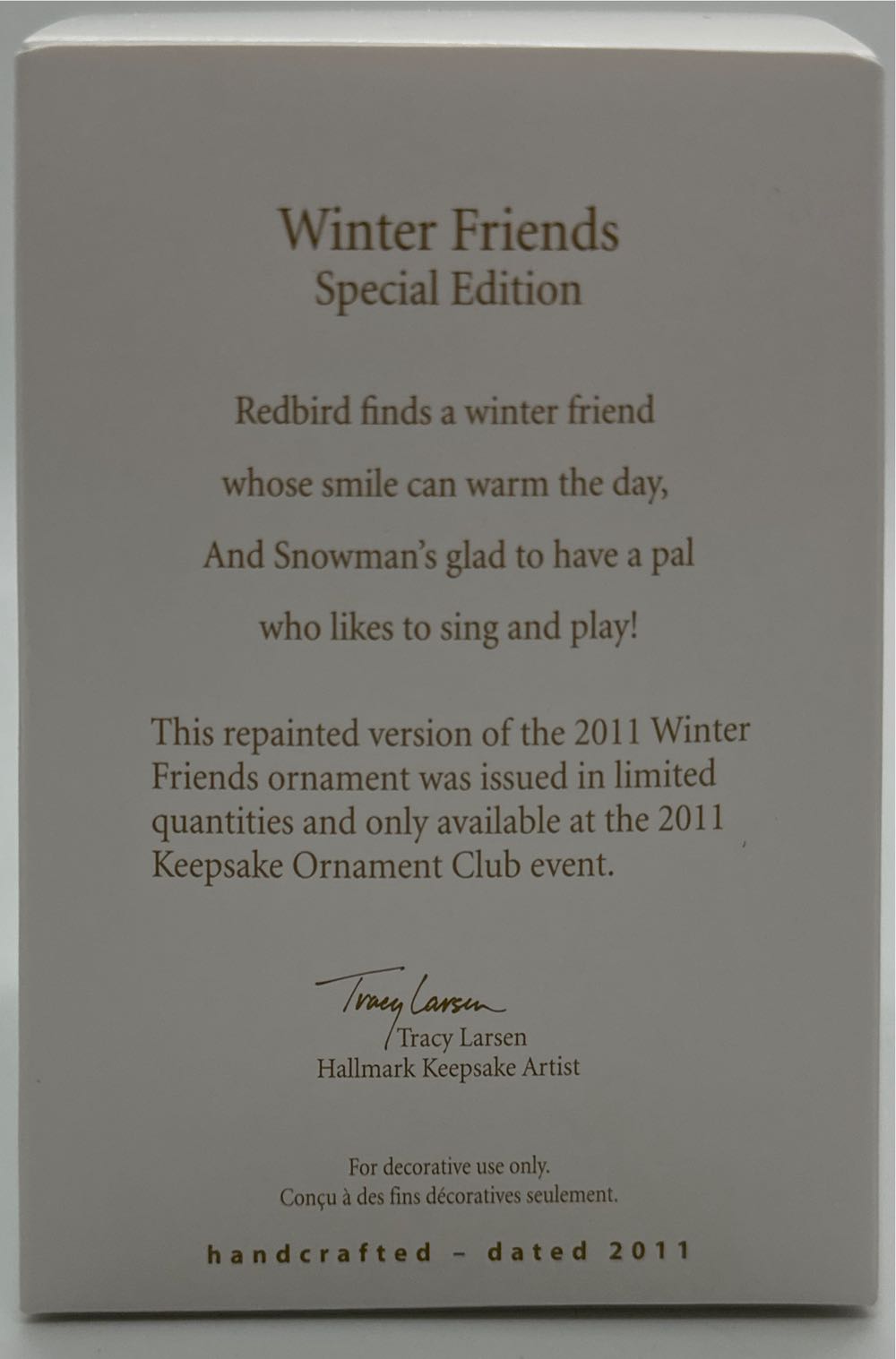 Winter Friends  ornament collectible - Main Image 2