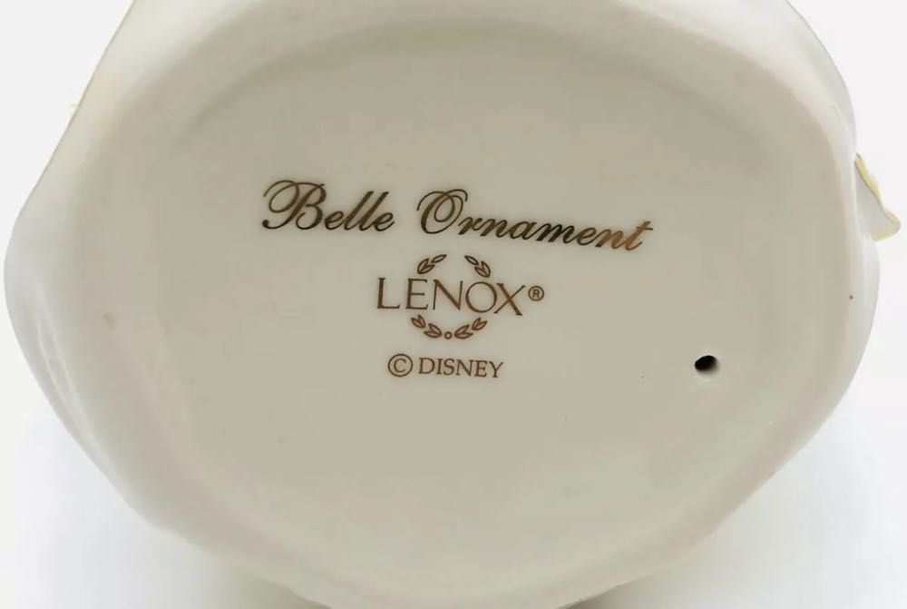 Lenox Disney Showcase Collection: Princess Belle - Lenox (Disney’s beauty and the beast) ornament collectible [Barcode 194372021739] - Main Image 3