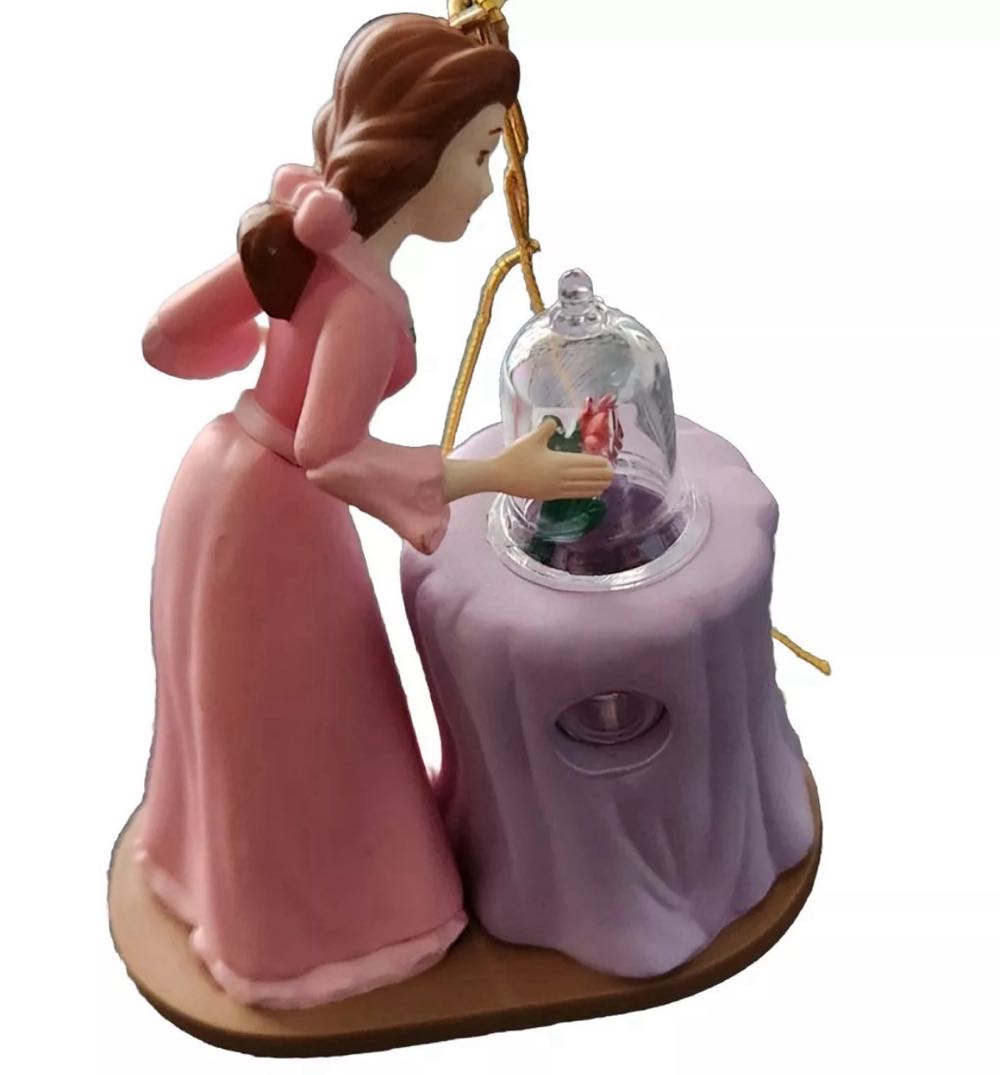 Belle  - With Miniature Ornament - Enesco Christmas Ornament (Disney’s beauty and the beast) ornament collectible [Barcode 045544686181] - Main Image 2