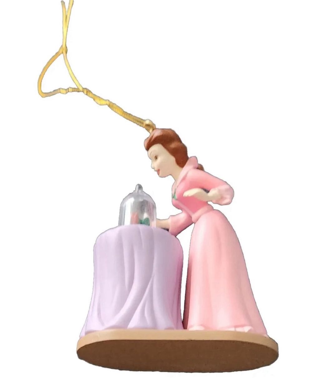 Belle  - With Miniature Ornament - Enesco Christmas Ornament (Disney’s beauty and the beast) ornament collectible [Barcode 045544686181] - Main Image 3