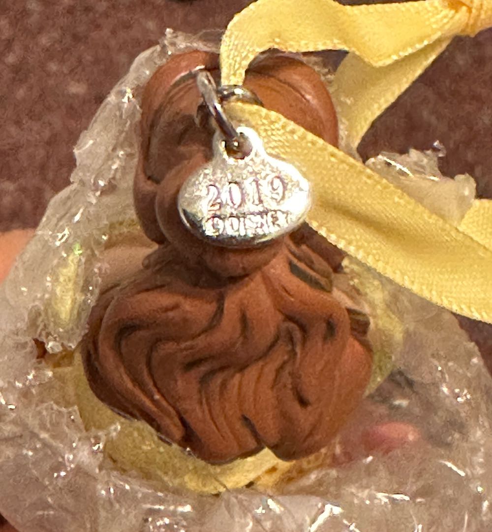 Princess Belle Glitter Rose Skirt Sketchbook Ornament - Disney Store (Disney’s beauty and the beast) ornament collectible [Barcode 465061592749] - Main Image 2