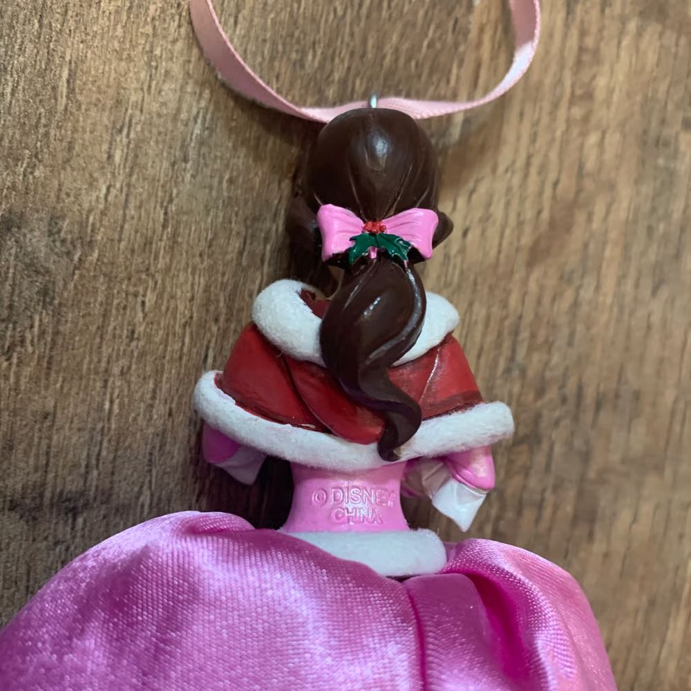 Princess Belle Pink Winter Dress Sketchbook Ornament - Disney Store (Disney’s beauty and the beast) ornament collectible - Main Image 3