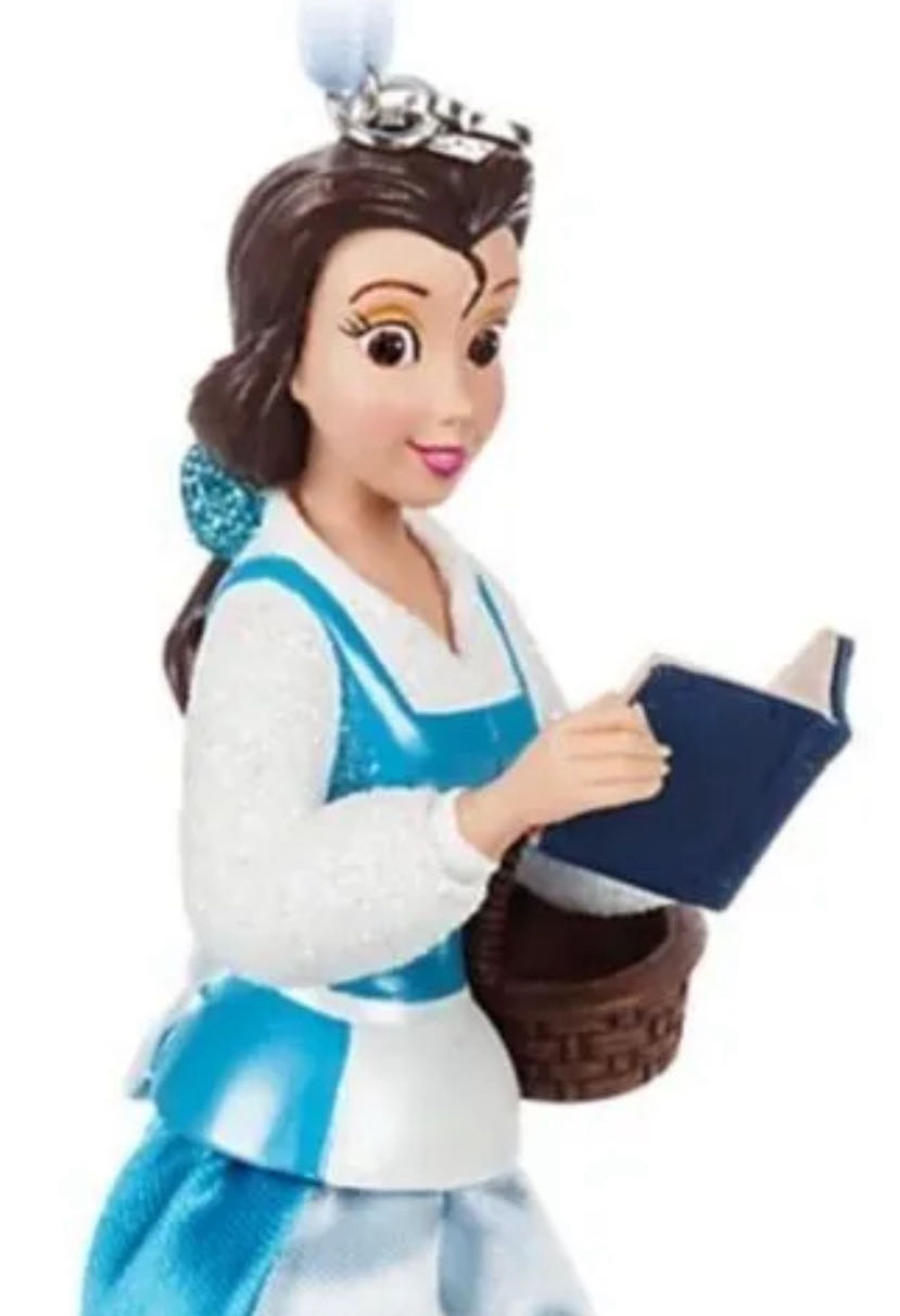 Village Belle With Book Sketchbook Ornament - Disney Store (Disney’s beauty and the beast) ornament collectible [Barcode 465060673388] - Main Image 3