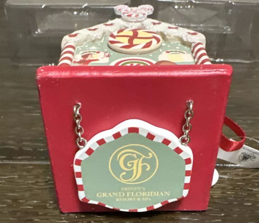 Grand Floridian Beauty And The Beast Gingerbread House Ornament - Disney Parks (Disney’s beauty and the beast) ornament collectible - Main Image 2