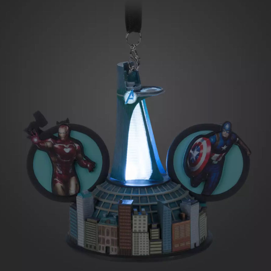 Marvel’s Avengers Light-Up Living Magic Ear Hat - Disney Ear Hat (Marvel Comics: The Avengers) ornament collectible [Barcode 465065020590] - Main Image 2