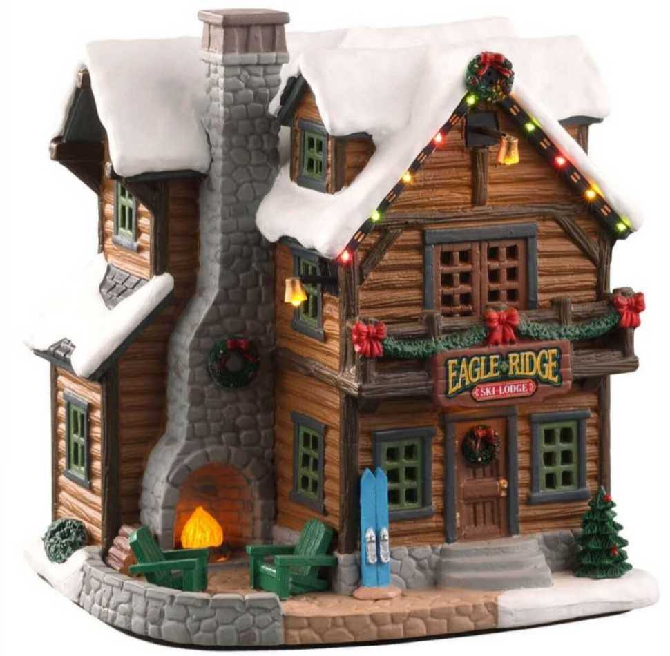 Lighted Ice Glazed Tree Blue #94999