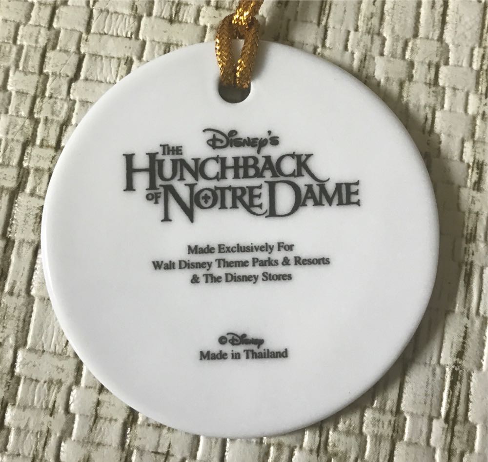 Disney Hunchback Of Notre Dame (Disney Parks)  ornament collectible - Main Image 2