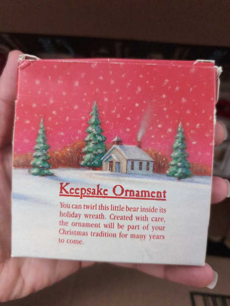 Loving Bear  (Teddy Bear) ornament collectible - Main Image 2