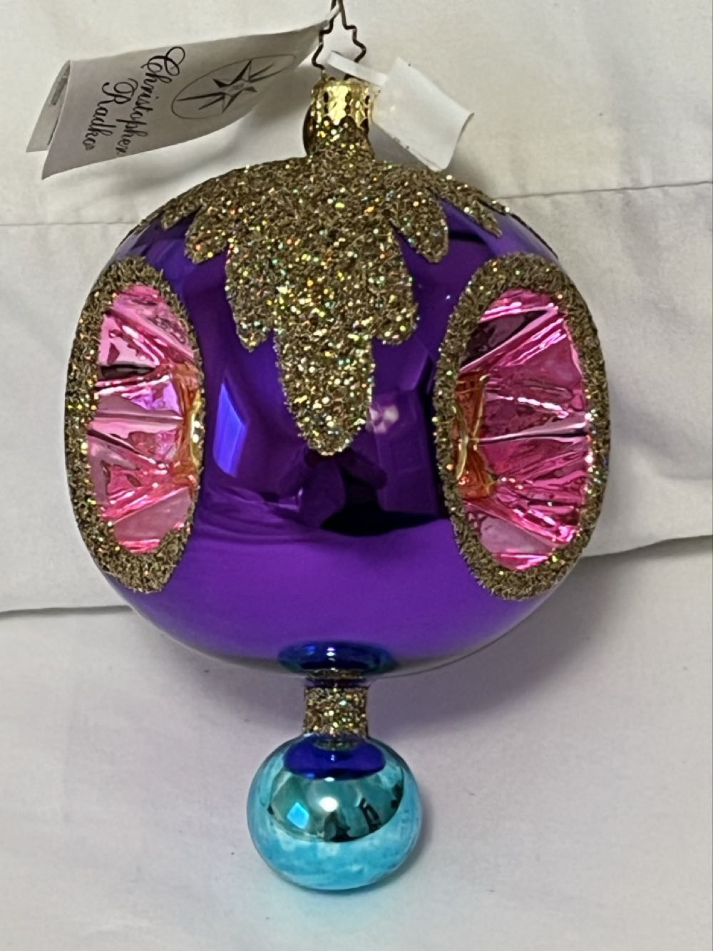 Brilliantines  (Triple Reflector, Drop) ornament collectible - Main Image 2