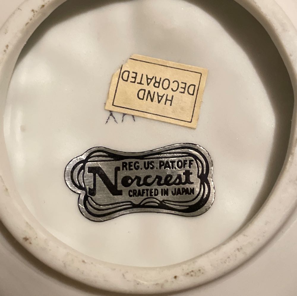 Norcrest - Christmas Candle Holder - XA-461 - Rose & Holly (Candle Holder) ornament collectible - Main Image 2