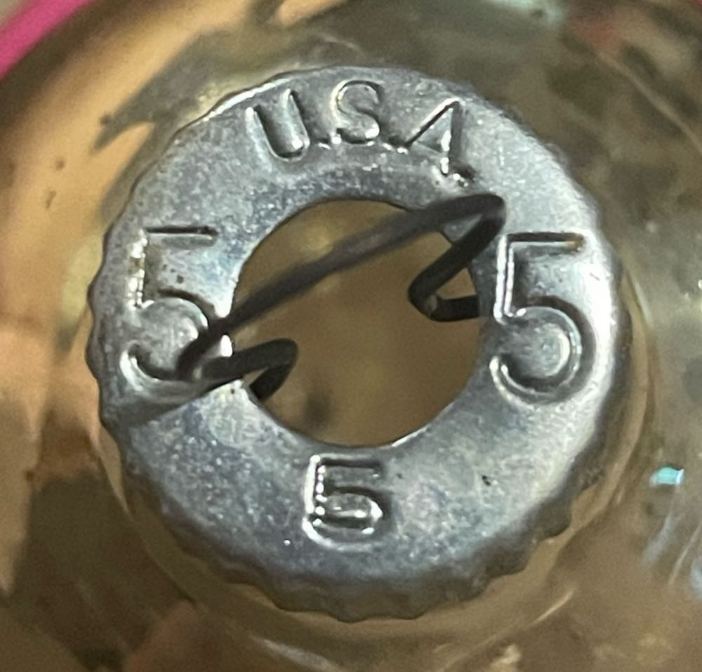 Shiny Brite - Round - Line - Number On Cap - Price On Cap (Round) ornament collectible - Main Image 2