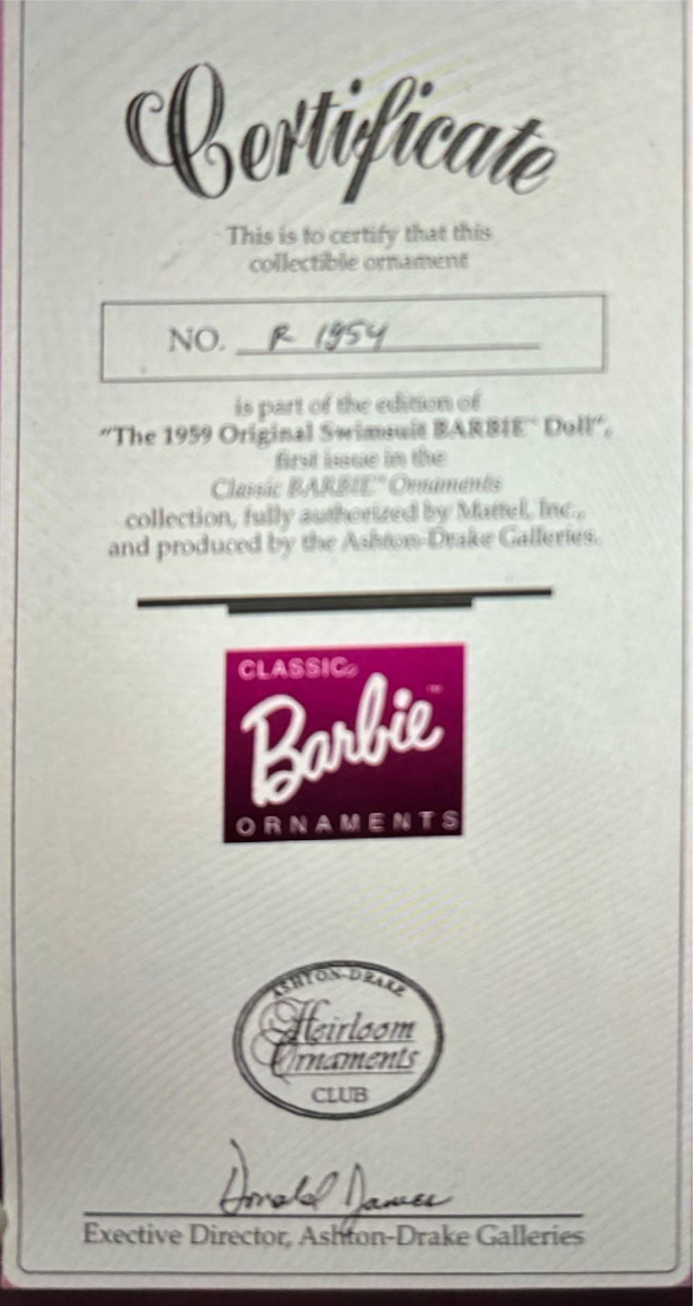 Ashton Drake Heirloom Ornament  ornament collectible - Main Image 2