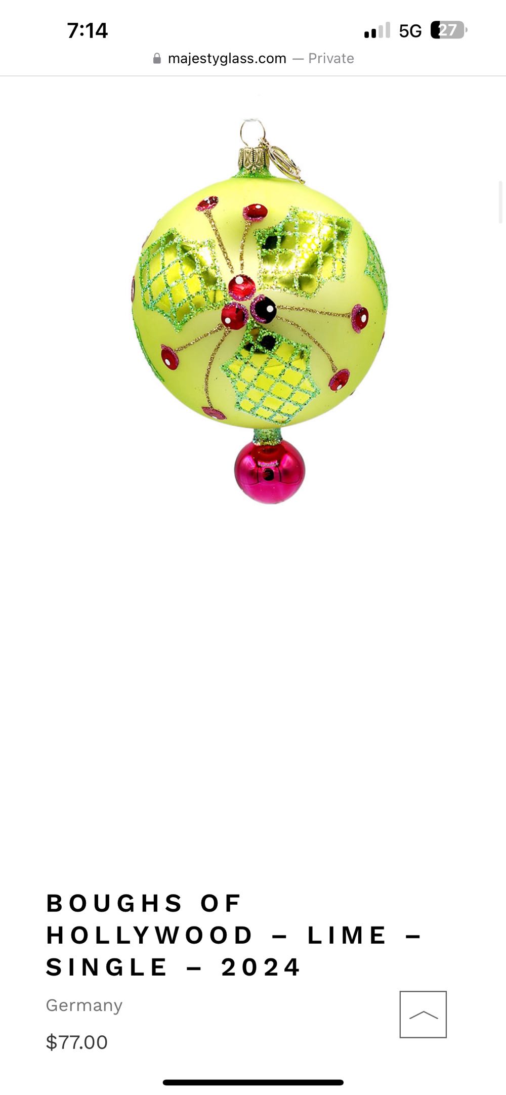 Hallmark Star Wars Mandalorian Grogu Halloween Brand New