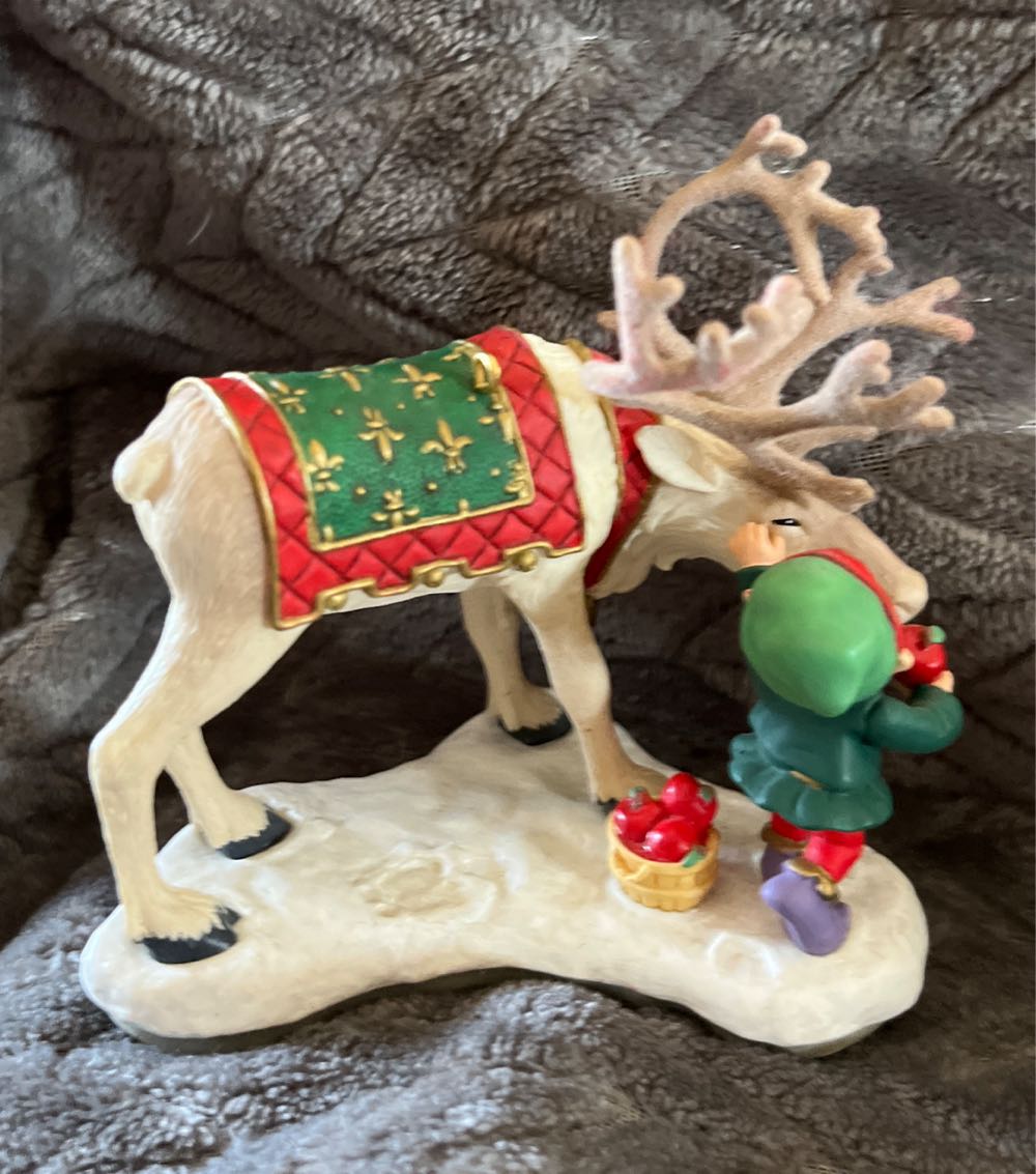 Hallmark Keepsake Ornament Club. Christmas Eve Preparations. 1998. A Late Night Snack. Studio Edition. Designed By Tammy Haddix & Robert Chad. - Christmas Eve Preparations (A Late Night Snack (No Box)) ornament collectible - Main Image 2