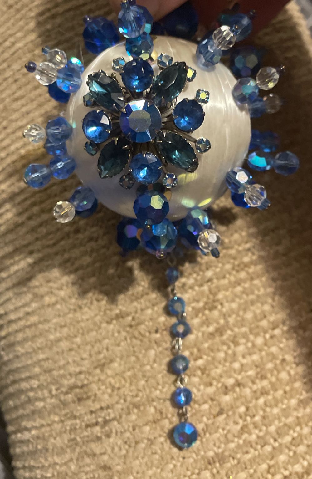 White Woodland Snowman w/ Deer