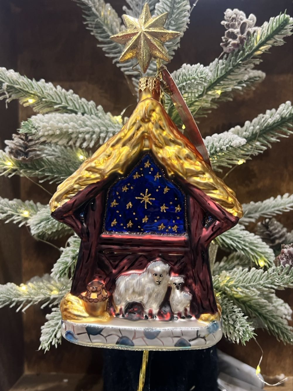 Asleep in the Manger  ornament collectible - Main Image 2