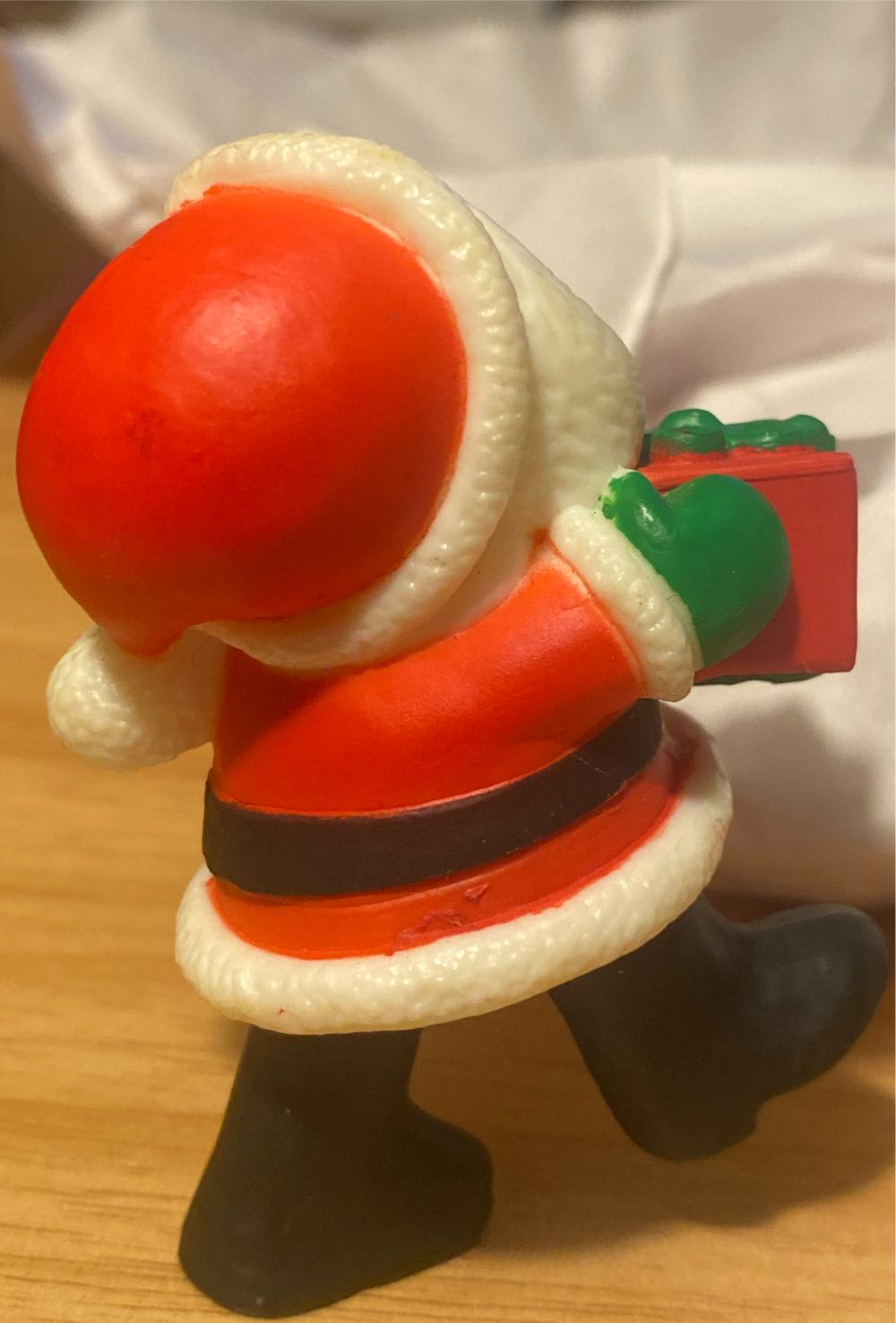 Merry Miniature Santa With Gift - Merry Miniatures (Santa) ornament collectible - Main Image 2