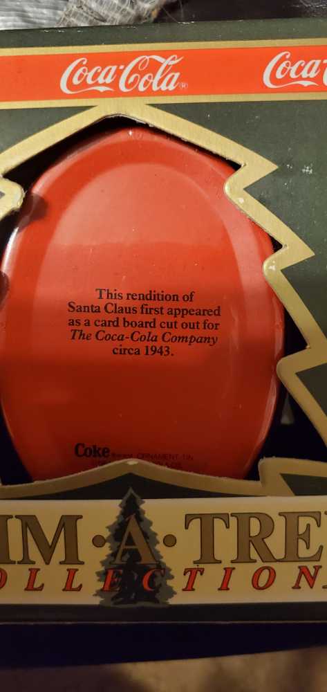 Tin W/red Ribbon At top - Trim A Tree Collection ornament collectible - Main Image 2