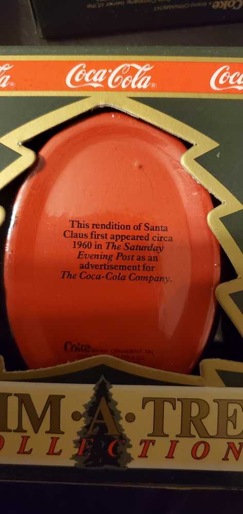 Tin W/red Ribbon At top - Trim A Tree Collection ornament collectible - Main Image 2