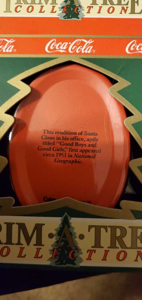 Tin W/red Ribbon At Top - Trim A Tree Collection ornament collectible - Main Image 2