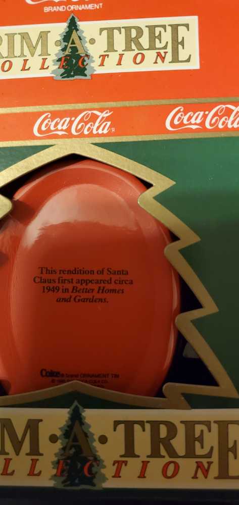 Tin W/red Ribbon At top - Trim A Tree Collection ornament collectible - Main Image 2