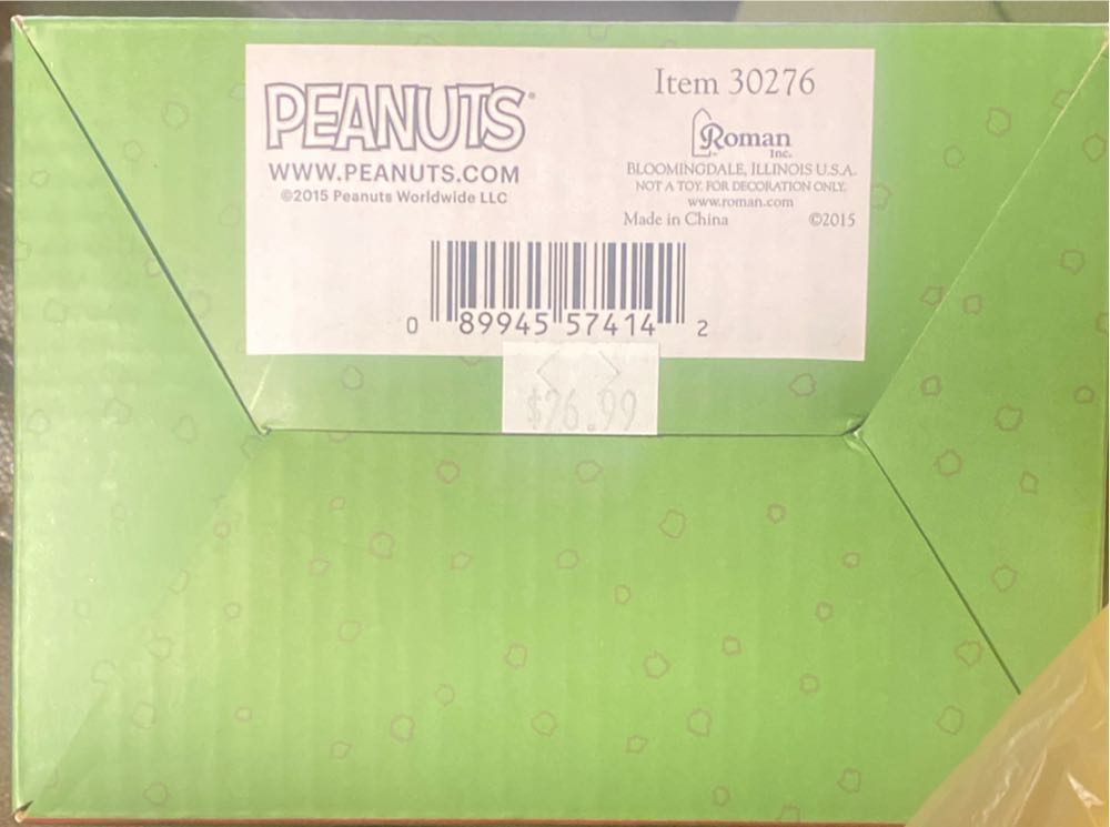 Peanuts Night Light Christmas Scene - Peanuts (Christmas Night Light) ornament collectible [Barcode 089945574142] - Main Image 4