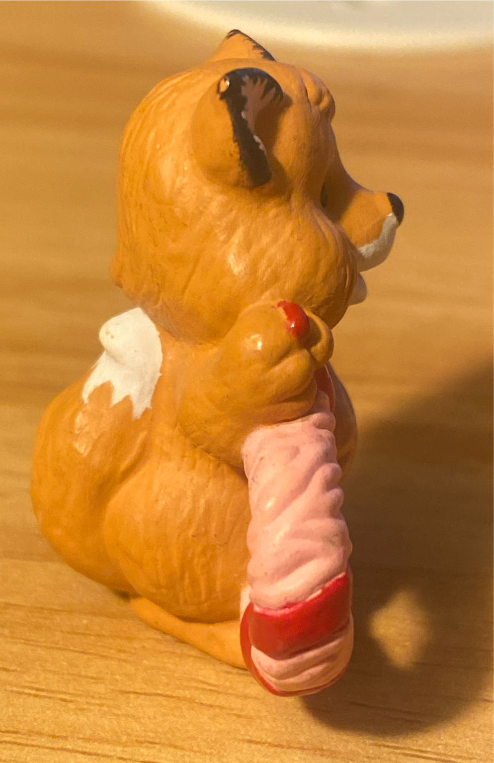 Merry Miniature Fox With Heart Wreath - Merry Miniatures (Valentine’s Day) ornament collectible - Main Image 3