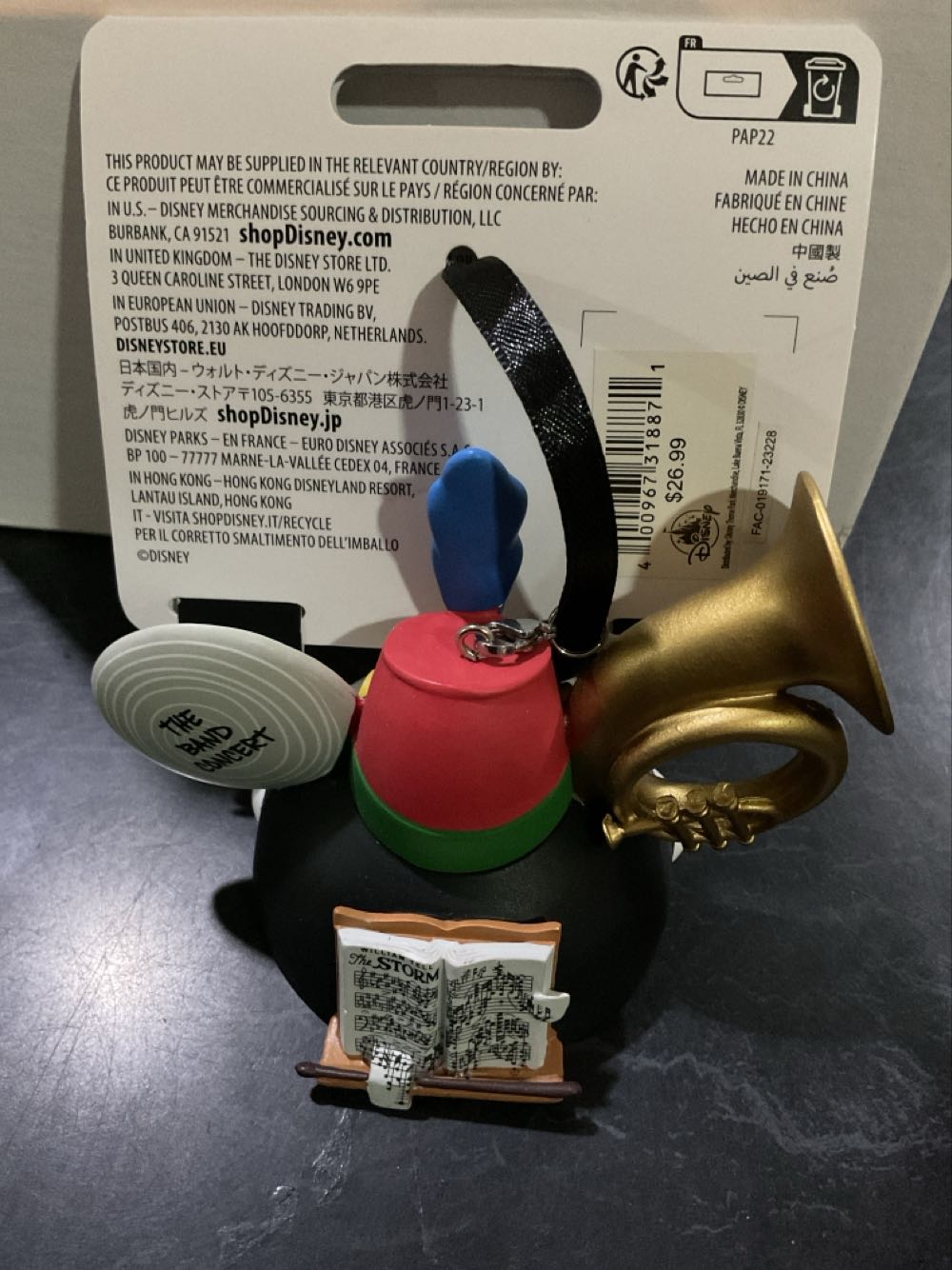 Mickey Marching Band Earhat - Disney Mickey Mouse (Disney Mickey Mouse) ornament collectible [Barcode 400967318871] - Main Image 3