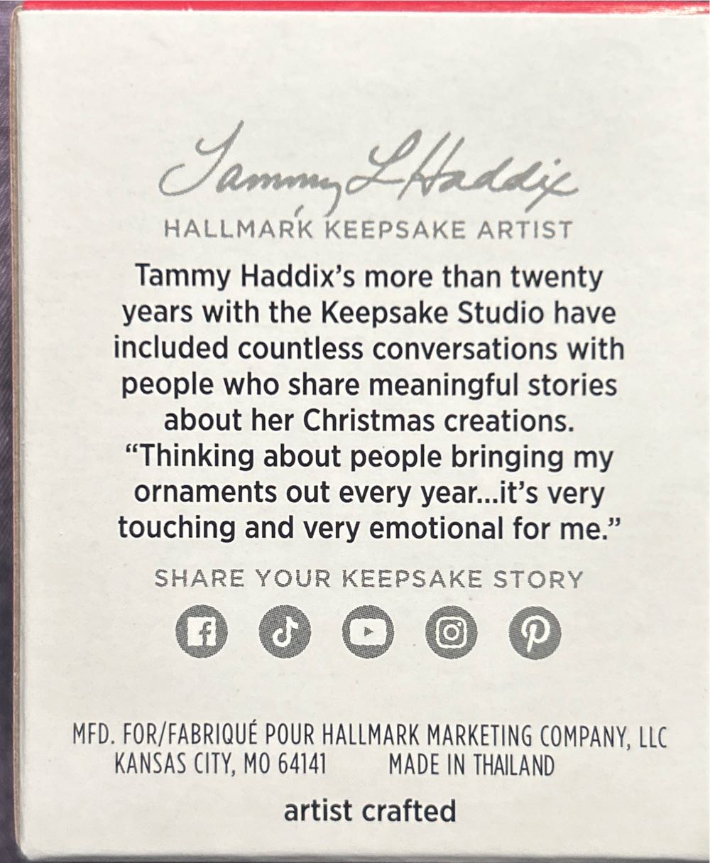 Miniature Retro Reindeer - Retro (Retro) ornament collectible [Barcode 661127041538] - Main Image 2