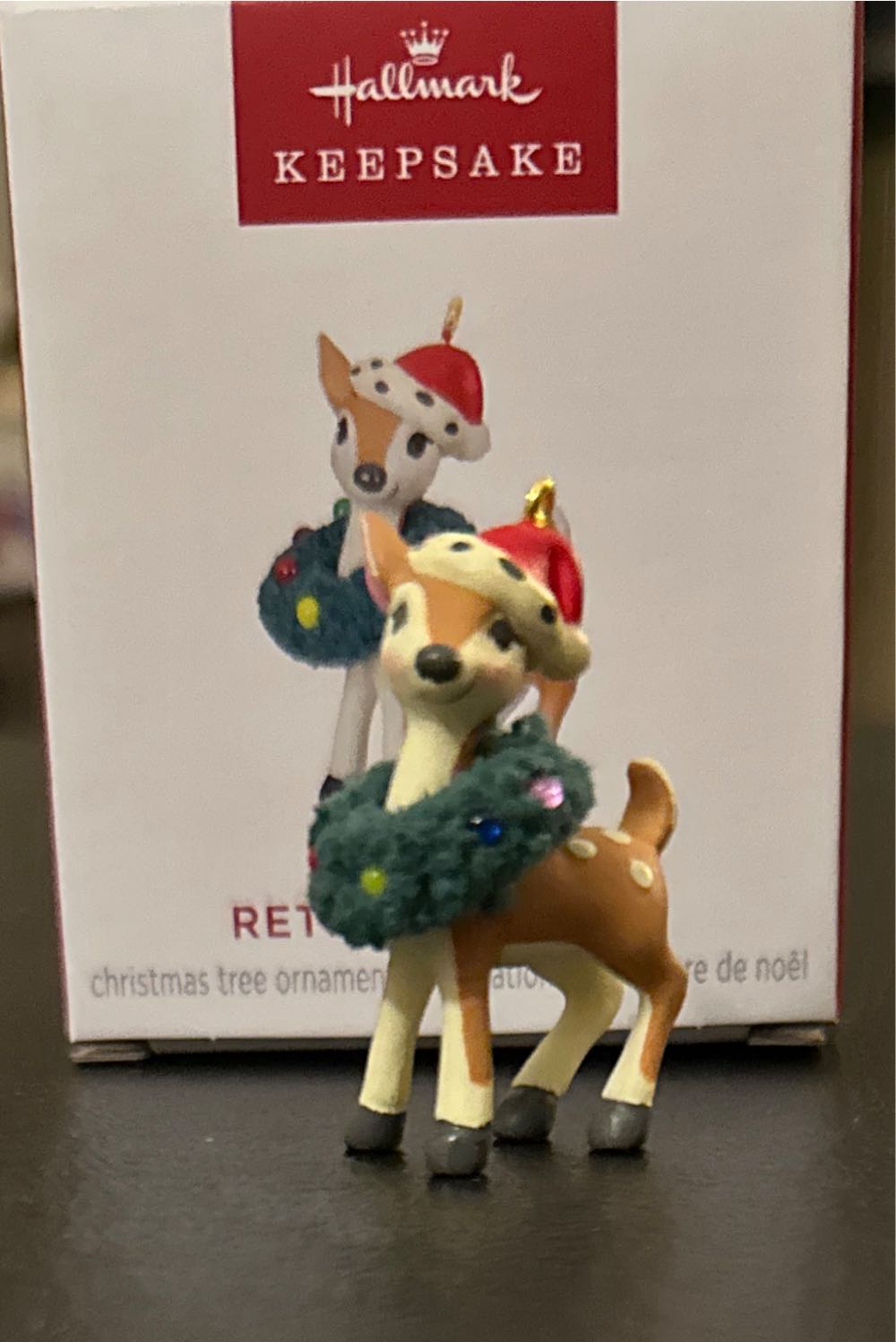 Miniature Retro Reindeer - Retro (Retro) ornament collectible [Barcode 661127041538] - Main Image 4
