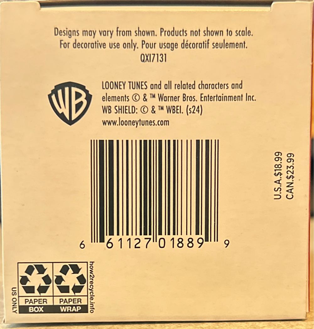 Looney Tunes Taz More Than He Can Chew - Looney Tunes (Looney Tunes) ornament collectible [Barcode 661127018899] - Main Image 4