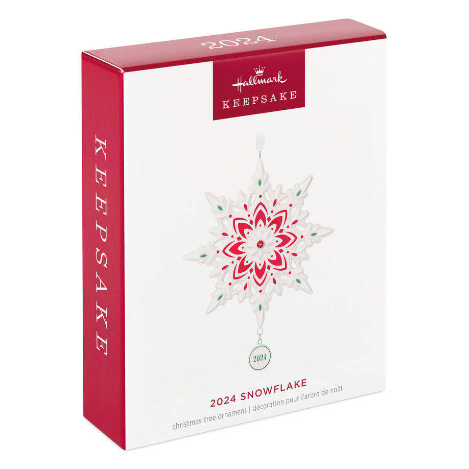 2024 Snowflake - Snowflakes (Hanging Ornament) ornament collectible [Barcode 661127023954] - Main Image 3