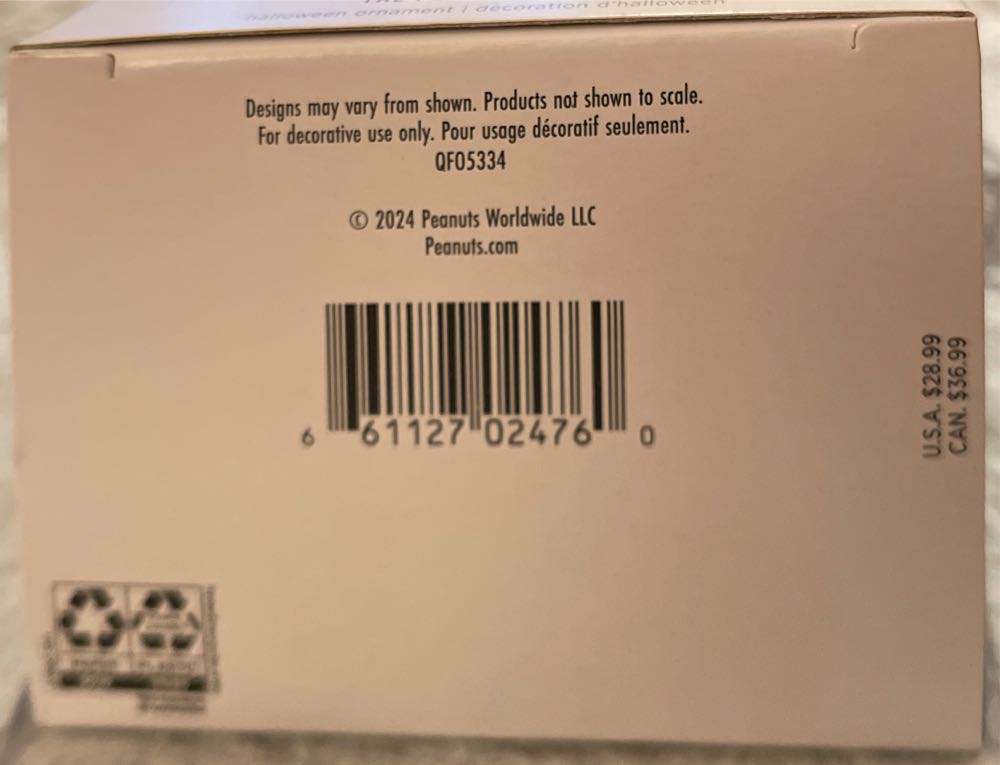 Trick Or Treating Pals - Halloween Peanuts (Peanuts, Snoopy, Halloween) ornament collectible [Barcode 661127024760] - Main Image 4