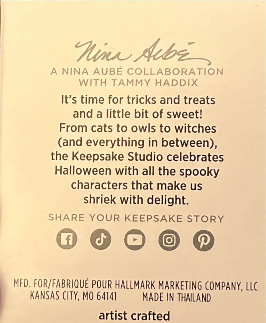 Halloween Collection Miniature Costumed Cutie - Halloween (Customed Cutie) ornament collectible [Barcode 661127024678] - Main Image 2